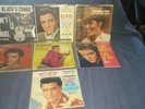 Elvis Presley- (6) Rare 45 RPM vinyl records