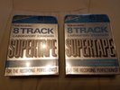 2 blank 8 track tapes 45 minute lab standard supertape realistic
