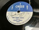 Chuck Berry Signed 78 RPM Oh Baby Doll on Chess Original Nice   Video