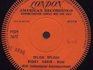 BOBBY DARIN: Splish Splash (´58 / v. rare orig. U.K. 1-sided DEMO 7