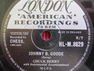 CHUCK BERRY Johnny B. Goode/Around and Around 78rpm Shellac 1958 LONDON HLM8629