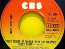 BOB DYLAN Stuck Inside Of Mobile... MISPRESS 1976 GREEK ORIGINAL 7