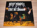 DEEP PURPLE SIGNED 2 LP - LIVE IN LONDON / 2008 GERMANY 4 x AUTOGRAPHED in MINT