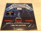 Metallica 2 LP Ride The Lightning BLUE Colored Vinyl Limited 1000 copies Record