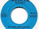 Porgy And The Monarchs  **   My Heart Cries For You   **   MUSICOR  PRESSING