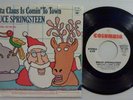 BRUCE SPRINGSTEEN Santa Claus Is Comin To Town PROMO 45 with picture sleeve