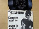 THE SUPREMES * RARE Denmark*PIC SLEEVE*Nice condition Danish*Beatles era ?