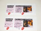 ROLLING STONES - 2 UNUSED TICKETS - FRENCH TOUR 1982 SUPERB