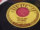 Elvis Presley That's All Right 45 Sun 209 Vinyl Record Unplayed RE