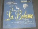 Puccini La Boheme Albanese Peerce McKnigh Toscanini RCA LM 6006 2 LP BOX 1952 EX