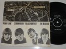 Very rare The Beatles single 45 Penny Lane Denmark Parlophone R 5570 VG+/Exc