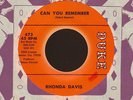 RHONDA DAVIS Can You Remember / RARE DUKE 45 NM northern soul  (Hear It )