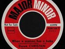 DEREK CHRISTIEN: When A Woman Has A Baby (´70 / scarce orig. Belgian PROMO 7