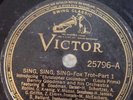 Victor 78 RPM Benny Goodman - Sing Sing Sing 25796 V+ On Rare 10