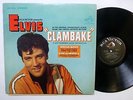 ELVIS PRESLEY Clambake LP Rca 3893 1st press w/ PRISCILLA WEDDING Photo  Lc213