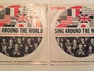 Girl Scouts 45 rpm  SING AROUND THE WORLD Volume 1 And 2 Nanette Guilford