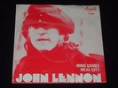 JOHN LENNON Mind games VERY RARE 1973 UNIQUE SWEDEN p/s 45.   BEATLES