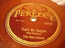 JAZZ RED HEADS That's No Bargain-1 / OM5 Go, Joe Go-2 PERFECT 14757 V++/E-