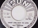 ROY ORBISON ROCKABILLY PROMO 45 SUN RECORDS DEVIL DOLL/SWEET 'N EASY TO LOVE 353