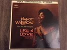 Nancy Wilson ?Like In Love ST 1319 vtg Music Album Vinyl Records 1960 LP 3408