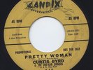 Curtis Byrd RARE Doo Wop PROMO 45 CANDIX Pretty Woman Turn Some More Lights HEAR