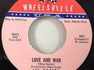Lee Rogers 1966 Love And War  Wheelsville 110 Detroit Northern Soul RARE NOS NM