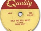 CHUCK BERRY Rock'n Roll 78 RPM Record. Rock and Roll Music