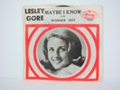 AUTOGRAPH LESLEY GORE Maybe I Know Wonder Boy VINYL POP 45 Mercury Pic Sleeve