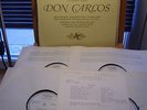 Giuseppe Verdi Don Carlos 4xLP D 62 Promo Gabriele Santini Deutsche Grammophon