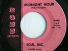 Rare 1966 Kentucky Garage BOSS 9918 45 SOUL INC MIDNIGHT HOUR / LEAVES OF GRASS