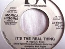 MONICA HIGGINS   IT'S THE REAL THING ** US UNITED ARTISTS 45 Rare PROMO