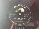 MY BABY LEFT ME-ELVIS PRESLEY 78rpm record RCA