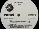 Chuck Berry BIO, Vintage Vinyl, Chess White Label PROMO (1973) Never Played