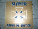 Slayer-Reign Of Justice ,Gold/Blue Cover,Clear Vinyl