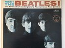 Meet The Beatles LP, 1968 RECORD CLUB  Super Rare BLACK RAINBOW LABEL
