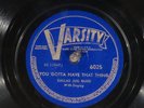 78 RPM -- Picaninny Jug Band (as Dallas JB), Varsity 6025, EE- Jug Band - Blues