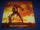 W.A.S.P THE LAST COMMAND VINYL+INNER SLEEVE EX/EX iron maiden-wasp-motley crue-