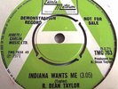 R. DEAN-TAYLOR   INDIANA WANTS ME ** 1971 UK TAMLA MOTOWN 45 DEMO TMG 763