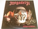 Megadeth Killing Is My Business  US Vinyl COMBAT LP MX-8015 Record Album