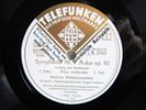 5x 78rpm EUGEN JOCHUM - BEETHOVEN Symphony 7 - RARE SAMPLE RECORDS TOP COPIES