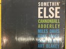 Somethin' Else Cannonball Adderley Blue Note BST 81595 VG+ LP Miles Davis Shrink