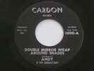 ANDY & THE MANHATTANS Double Mirror Wrap Around Shades Cardon Garage Rocker 45