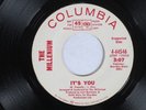 THE MILLENIUM It's You Columbia Pop Psych WLP Promo 45 HEAR