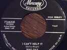 BING DAY I Can't Help It / Mama's Place 45, 1959 ROCKABILLY Mercury EX