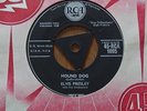 Elvis Presley : Hound Dog / Blue Suede Shoes - UK original tri centre RCA 1958