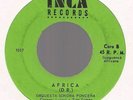 SONORA PONCENA Africa / Hachero Pa Un Palo 1969 US INCA GUAGUANCO 45