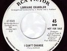 Northern Soul USA Original - Lorraine Chandler - I Can't Change (Demo) ?Hear?