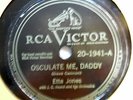ETTA JONES 78 Osculate me , daddy / Mean to me RCA Jazz vs106