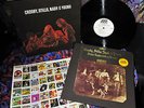 A+ MONO WHITE LBL PROMO 1971 ORIG  CROSBY STILLS NASH & YOUNG   DEJA VU psych