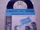 johnny hallyday rare sp stereo up35239 bof l'aventure pochette bleu